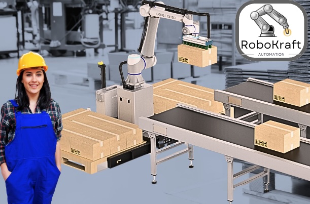 Roboter Palettieren RoboKraft.de